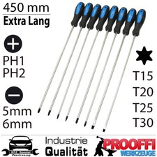 8-tlg TORX KREUZ SCHLITZ