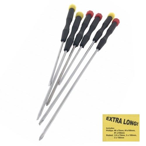 Schraubendreher set extra lang - set,